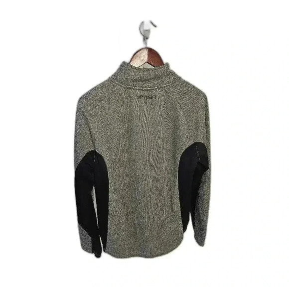 Spyder Men's Gray and Black Pullover Jacket - Medium - Picture 2 of 4